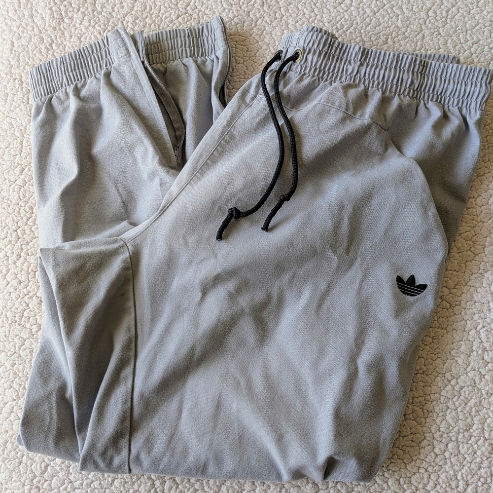 Vintage Adidas Originals Trefoil Joggers Mens XXL Gray